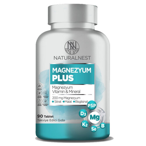Naturalnest Magnezyum Plus 90 Tablet