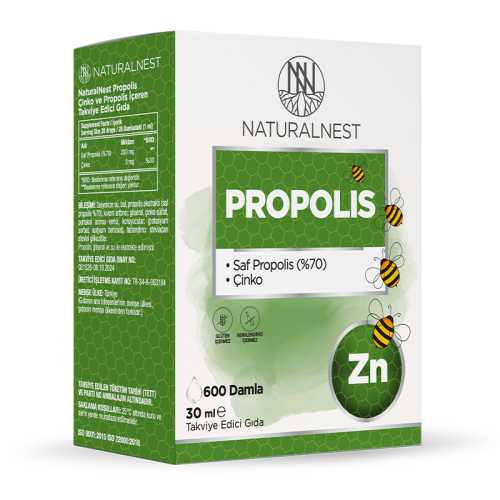 Naturalnest Propolis ve Çinko İçeren Takviye Edici Gıda 30 ml