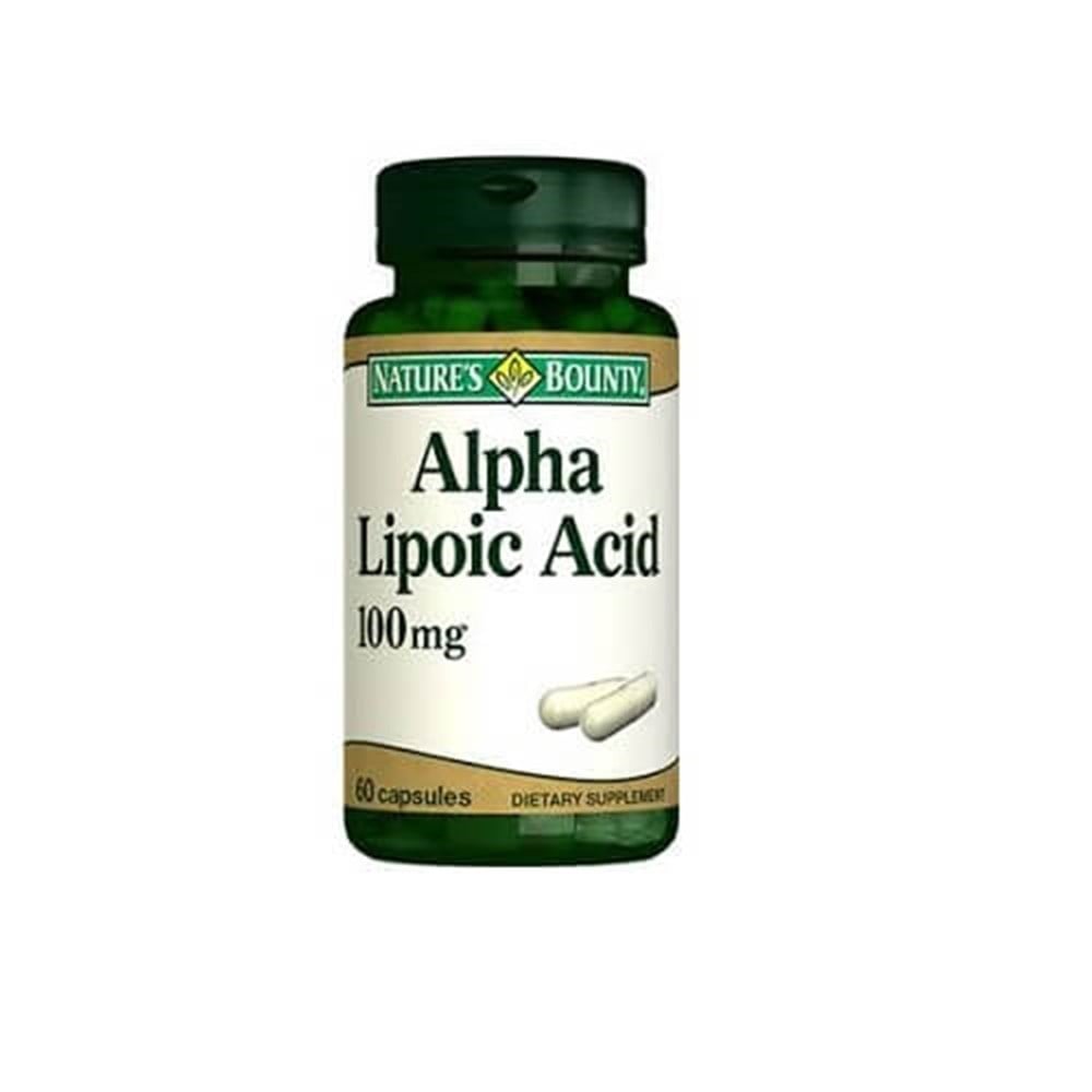 Nature\'s Bounty Alpha Lipoic Acid 100 mg 60 Capsules