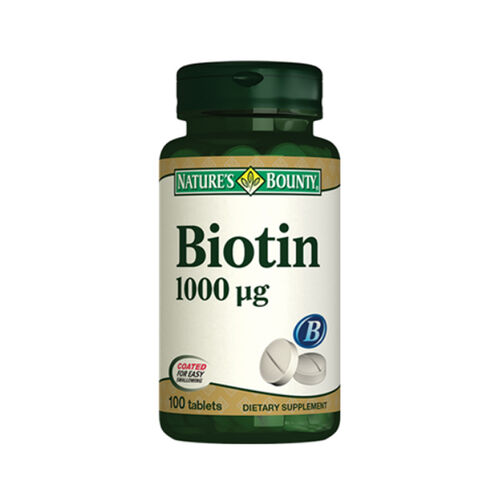 Nature's Bounty Biotin 1000 mcg 100 Tablets