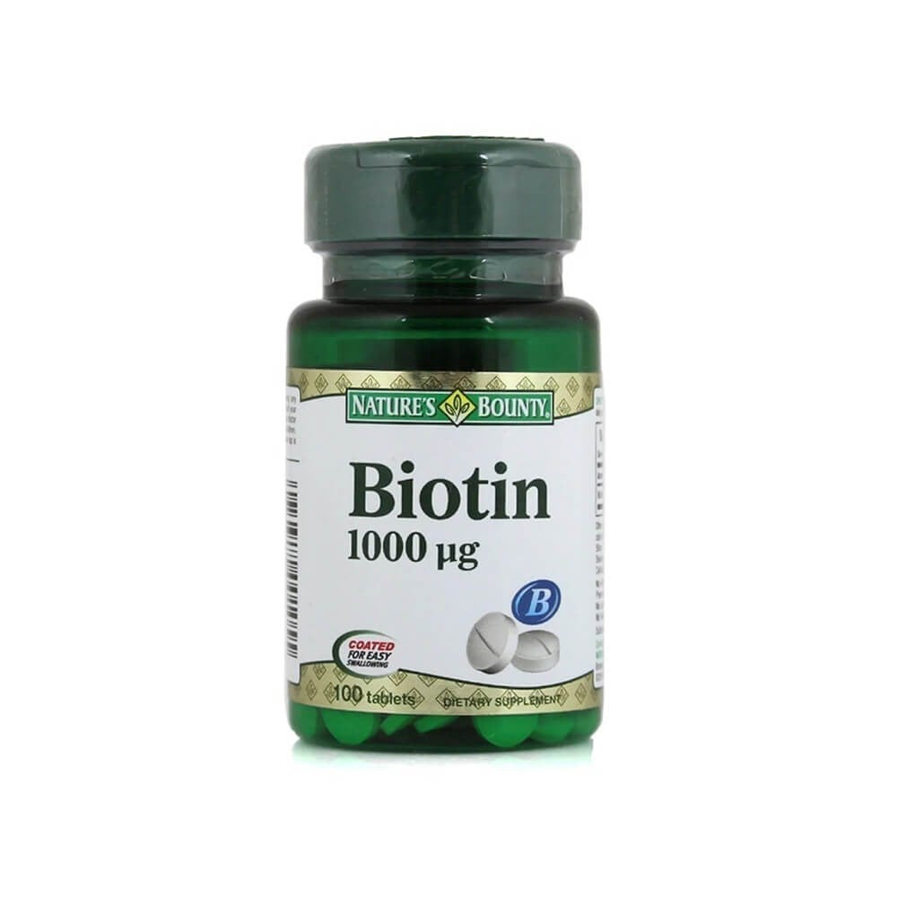 Nature\'s Bounty Biotin 1000 mcg 100 Tablet