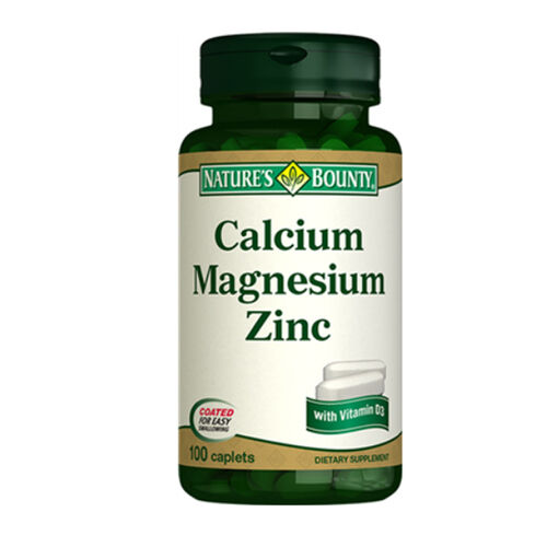 Nature's Bounty Calcium Magnesium Zinc+D3 100 Kaplet