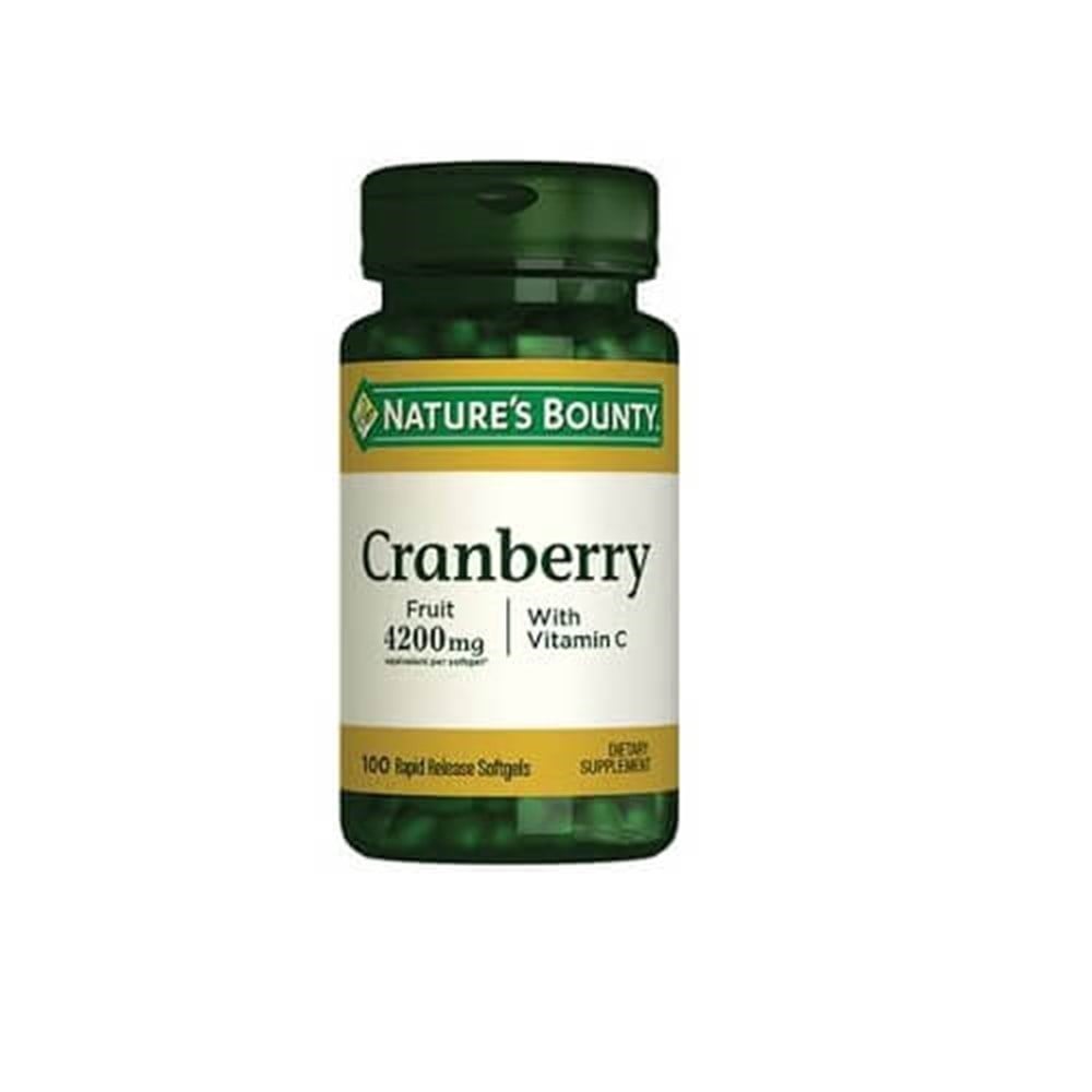 Nature\'s Bounty Cranberry Plus Vitamin C 100 Softgel