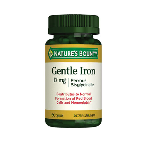 Nature\'s Bounty Gentle Iron 17 mg 60 Kapsül