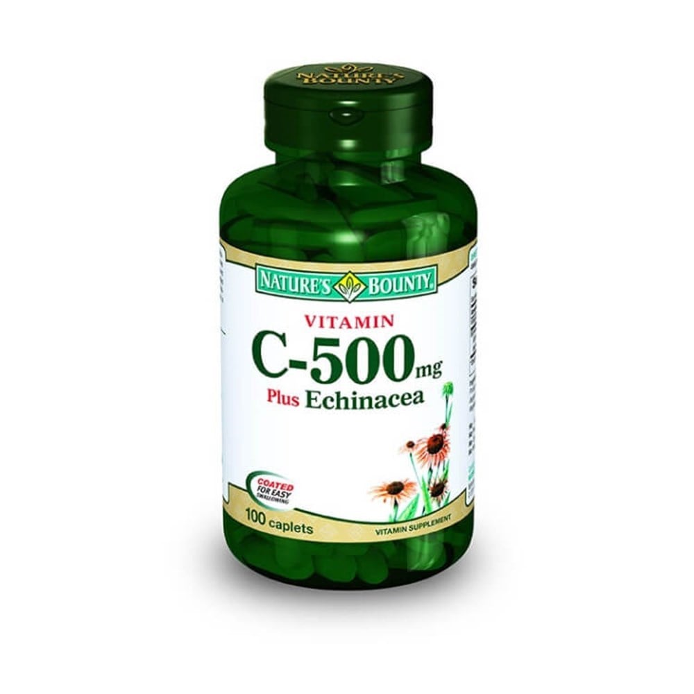 Nature\'s Bounty Витамин С, 500 мг плюс эхинацея, 100 капсул