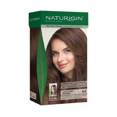 Organik açık küllü kahverengi saç boyası