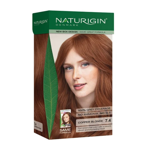 Naturigin Organik İçerikli Saç Boyası 7.4 Orta Sarı Kızıl