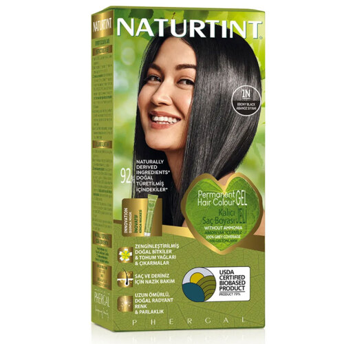 Naturtint Doğal Saç Boyası - 1N Abanoz Siyahı