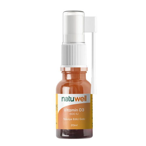 Natuwell D3 600 IU Spray Damla 20 ml