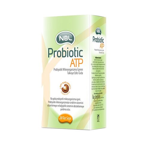 مكمل غذائي بروبيوتيك ATP من إن بي إل، 20 كيسًا