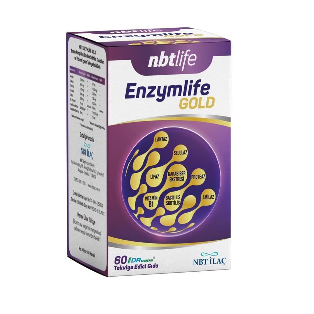 NbtLife Enzymlife Or 60 Gélules