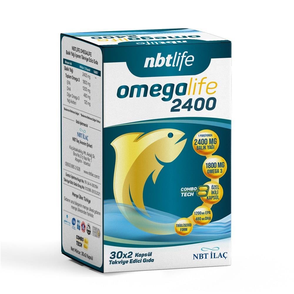 NbtLife Omegalife 2400 30x2 капсулы