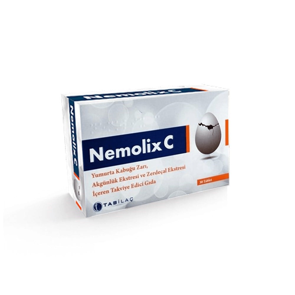 Nemolix C3 Membrane de Coquille d\'Oeuf 30 Comprimés