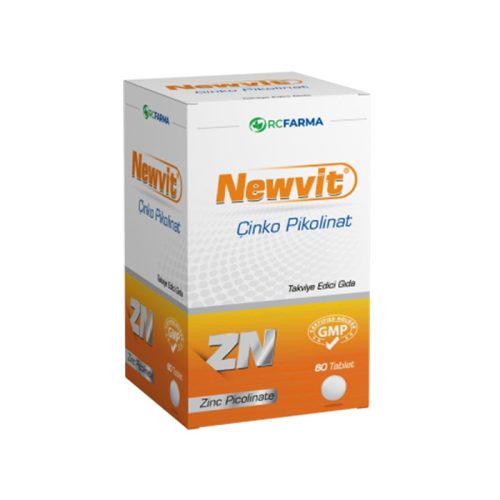 Newvi̇t Çi̇nko Pi̇koli̇nat İçeren Takviye Edici Gıda 15 mg 60 Tablet