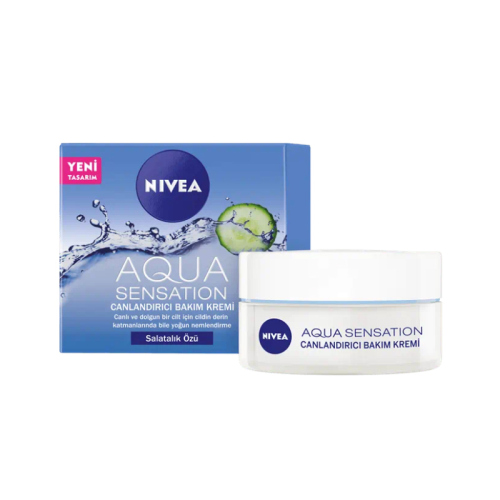 Nivea Aqua Sensation Canlandırıcı Bakım Kremi Normal/Karma Ciltler 50 ml