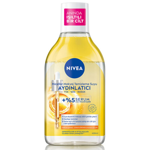 Nivea Aydınlatıcı Micellar Makyaj Temizleme Suyu 400 ml
