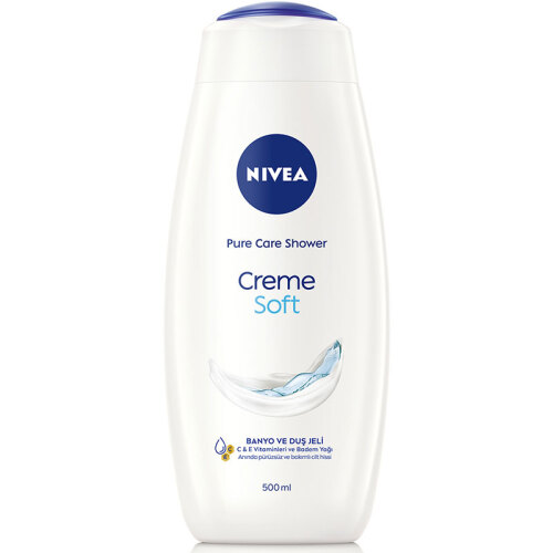 Nivea Creme Soft Banyo ve Duş Jeli 500 ml