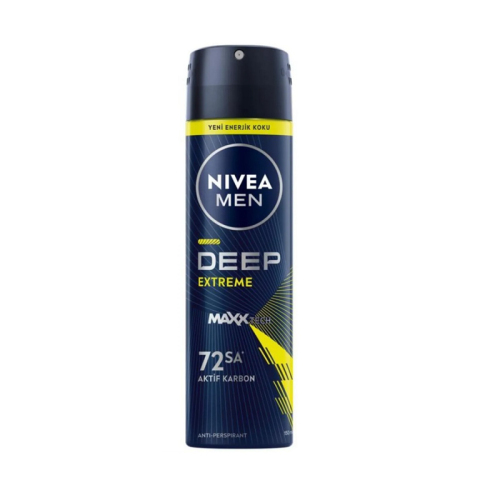 Nivea Deep Extreme Erkek Sprey Deodorant 150 ml