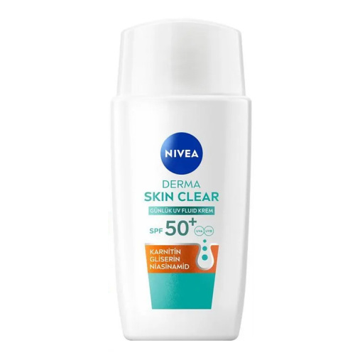 Nivea Derma Skin Cleaer SPF 50+ Fluid Krem 40 ml