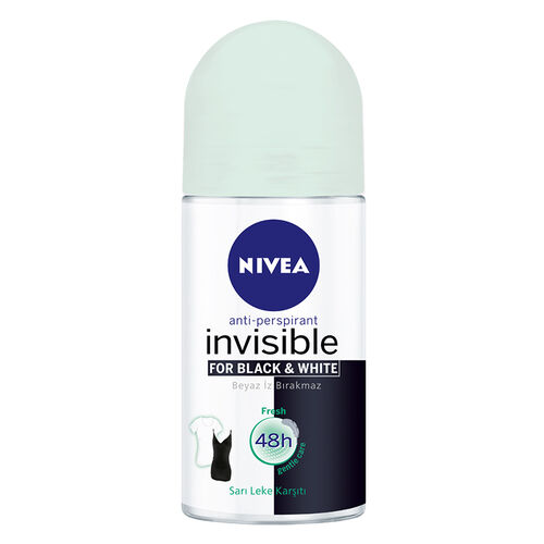 Nivea Insivible Black & White Fresh ROLL-ON Kadın 50ml