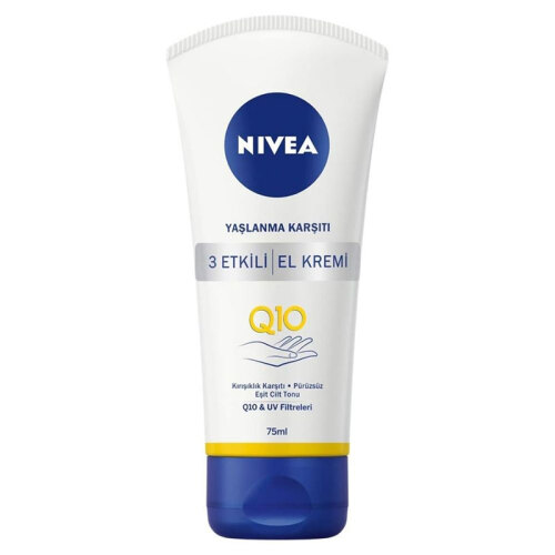 Nivea Q10 3 Etkili Yaşlanma Karşıtı El Bakım Kremi 75 ml