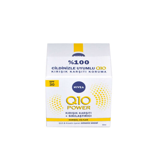 Nivea Q10 Power Kırışıklık Karşıtı ve Sıkılaştırıcı SPF30 Gündüz Kremi 50 ml
