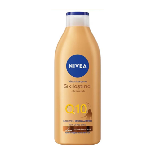 Nivea Q10 Sıkılaştırıcı ve Bronzlaştırıcı Vücut Losyonu 400 ml