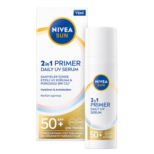 Nivea Sun 2 in 1 Primer SPF50 Serum 30 ml