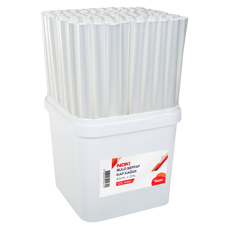 Noki 40Cmx2Mt Rulo Kapak Şeffaf 125Li 53100S
