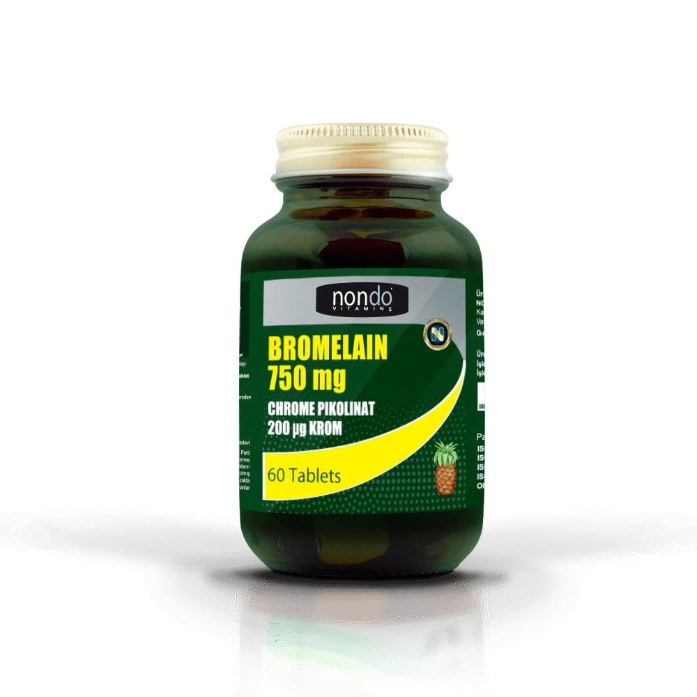 Nondo Bromélaïne 750 mg 60 Comprimés
