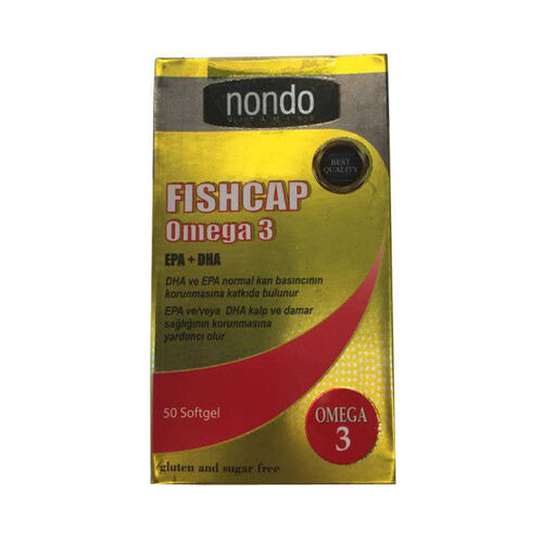 Nondo Vitamins Fishcap Omega 3 50 კაფსულა