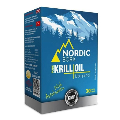 Nordic Bork Q10 Pure Krill Oil 30 Softjel Kapsül