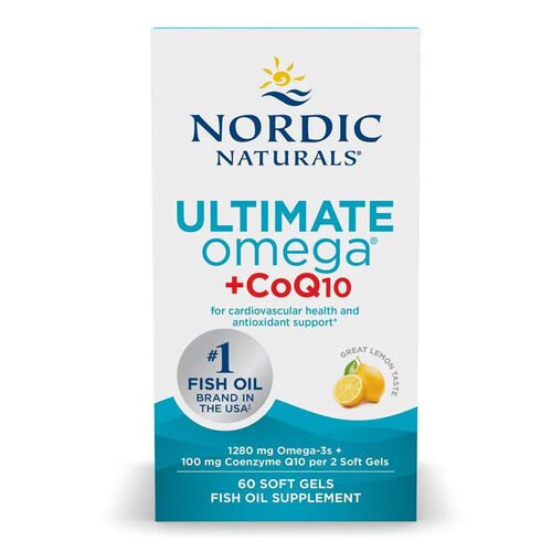 Nordic Naturals Ultimate Omega + CoQ10 60 Yumuşak Kapsül