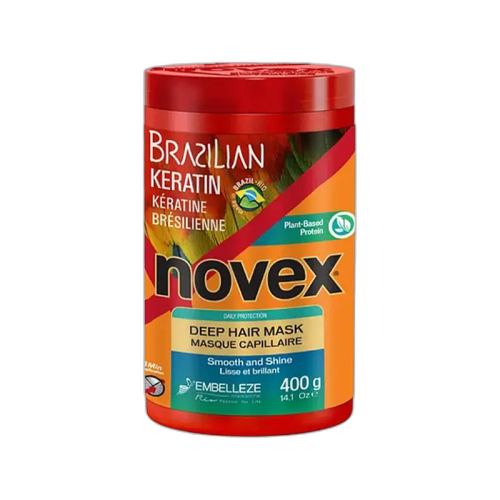 Novex Brezilya Keratin Kurumuş ve Zarar Görmüş Saçlar İçin Saç Maskesi 400 g