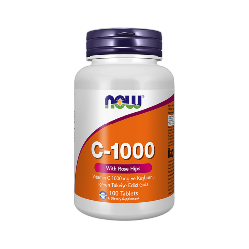 Now C-1000 With Rose Hips 100 Tablet
