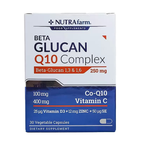 Nutrafarm Beta Glucan Q10 Complex 30 Kapsül