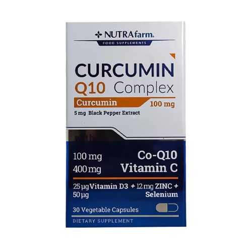 Nutrafarm Curcumin Q10 Complex Takviye Edici Gıda 30 Kapsül