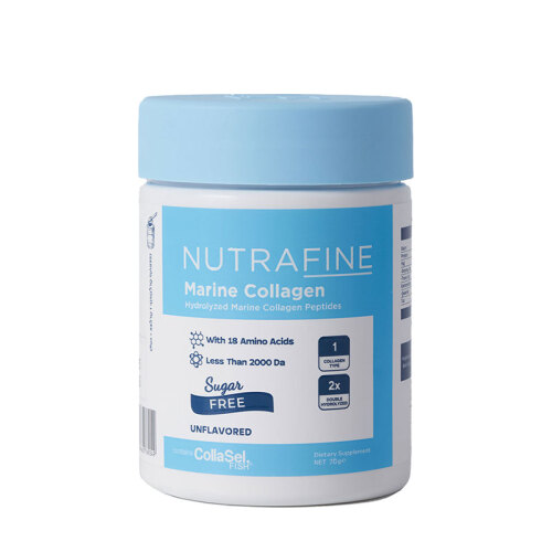 Nutrafine Marine Collagen Doğal %100 Çift Hidrolize Tip 1 Balık Kolajen Peptitler - 70 gr - 7 Günlük