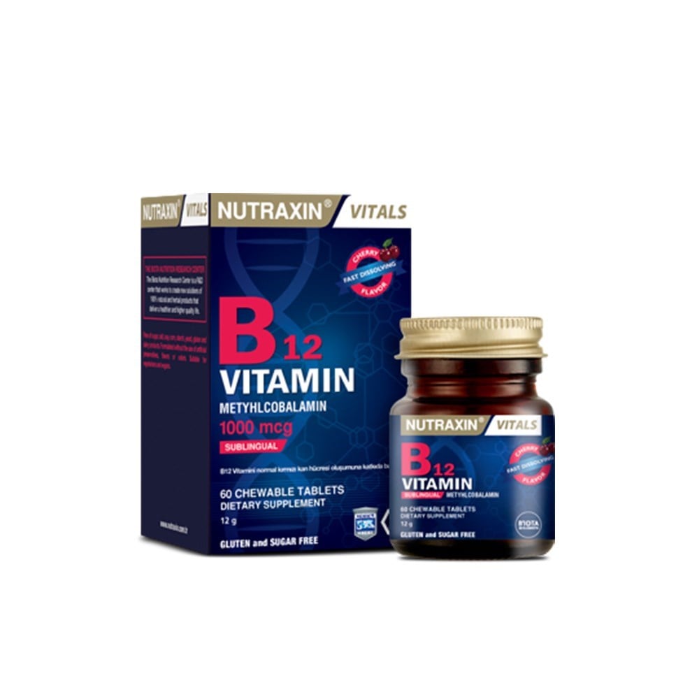 Nutraxin B12 Vitamin 1000 mcg 60 Tablet