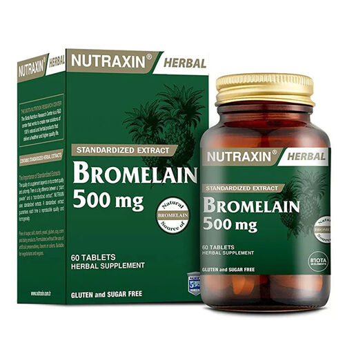 Nutraxin Bromelain 500 mg 60 capsules