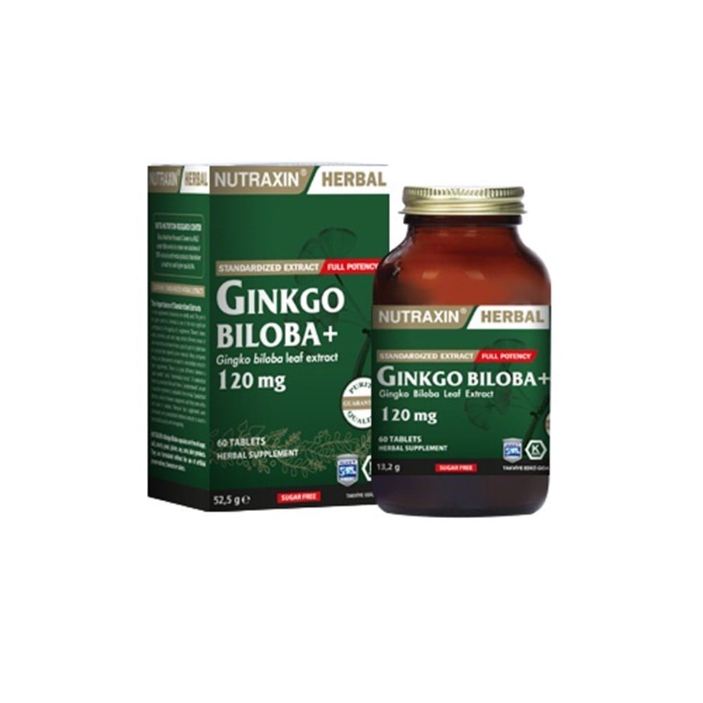 Nutraxin Ginkgo Biloba 120 mg 60 Tablet