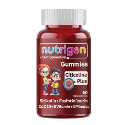 Nutrigen Gummies Citicoline Plus 60 Çiğnenebilir Form