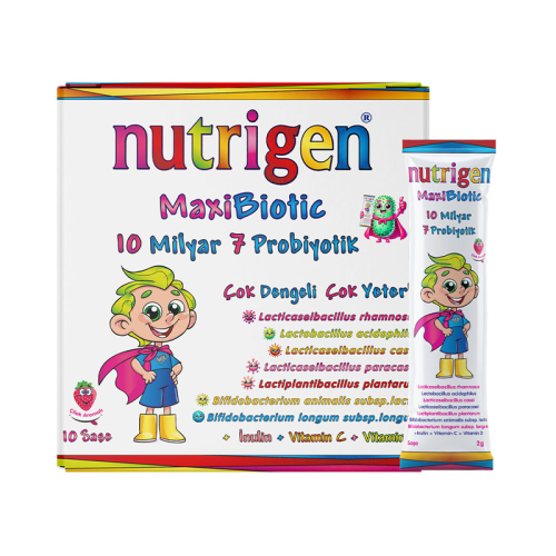 Nutrigen Maxibiotic Probiyotik 10 Saşe İçeren Takviye Edici Gıda