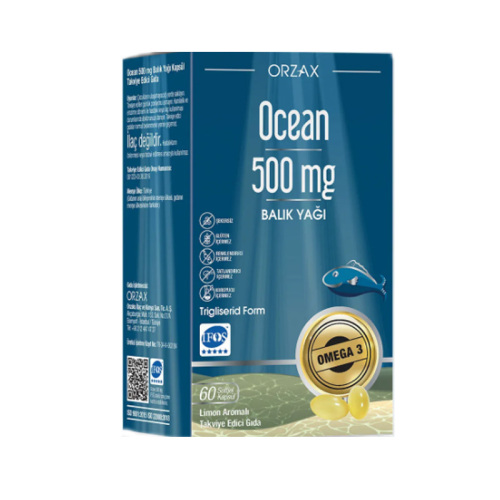 Ocean 500mg Balıkyağı 60 Kapsül