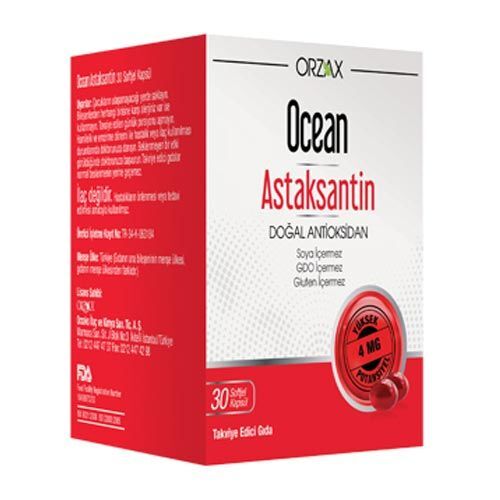 Ocean Astaksantin 30 Softjel Kapsül