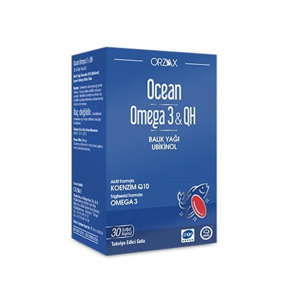Ocean Omega 3 & QH 30 Softjel Kapsül