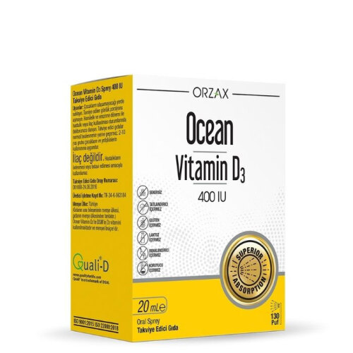 Ocean Vitamin D3 400 IU 20 ml Sprey