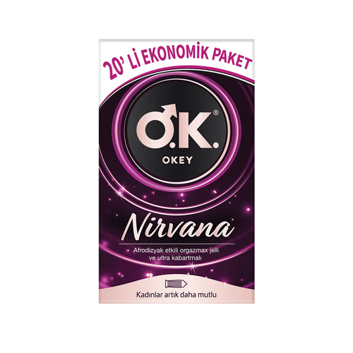 Okey Nirvana Prezervatif 20 Adet