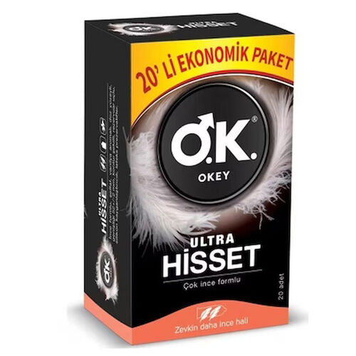 Okey Ultra Hisset Prezervatif 20 adet