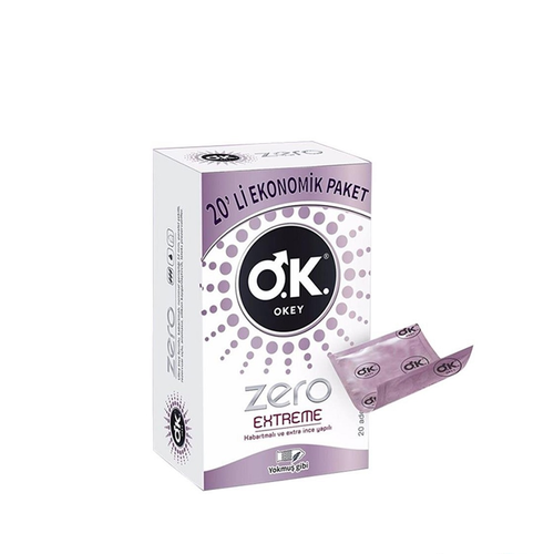 Okey Zero Prezervatif Extreme 20'li